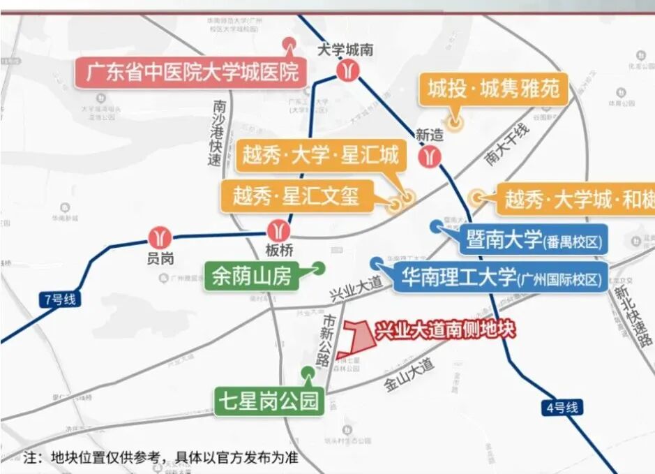 幼小中全有！学校占地超住宅！番禺兴业大道南侧地块规划来了