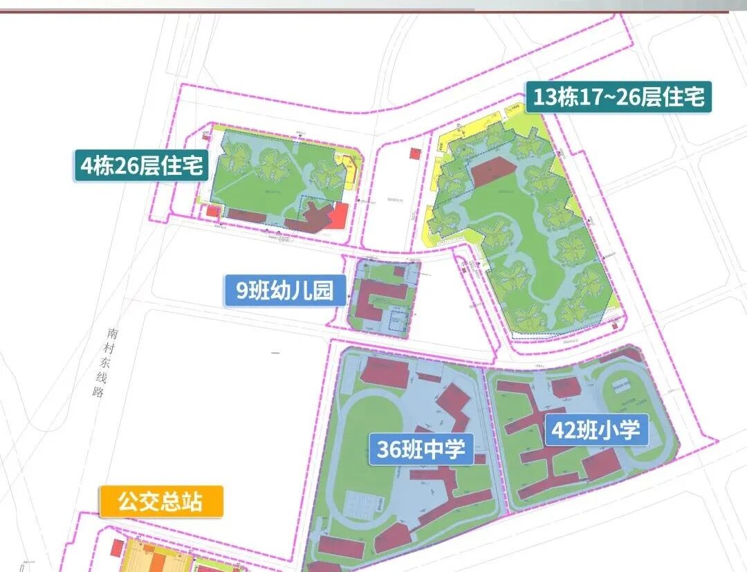 幼小中全有！学校占地超住宅！番禺兴业大道南侧地块规划来了