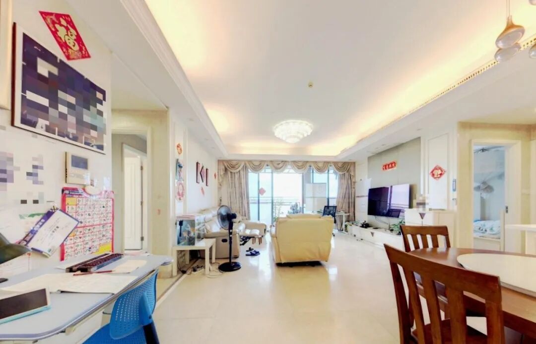 天河北总价1680万四房 | 瑞安创逸，197平，豪华大四房、南北通透