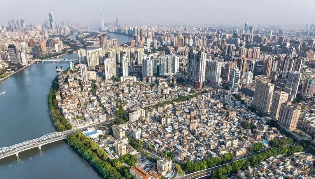 航拍！30米临江！海珠桥旁的这块*，会被抢吗？