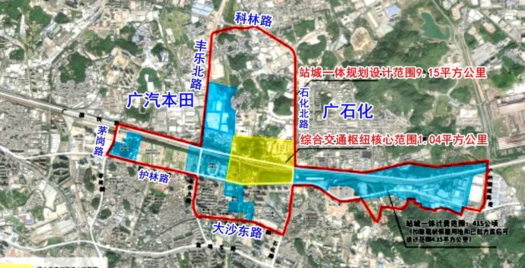 9.15平方公里！广州黄埔高铁新城规划曝光