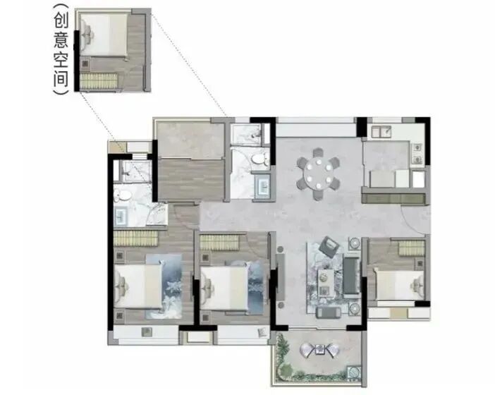 260万买白云三房，保利锦绣公馆项目有何*?