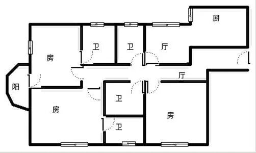 天河北二手房【天龙大厦】108平，总价635万！