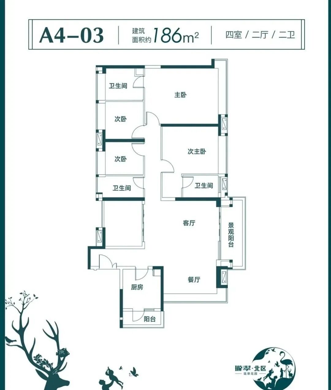 广州番禺【珑翠花园】建面约165-251㎡全舒适改善三四房，四纵两横畅达CBD！