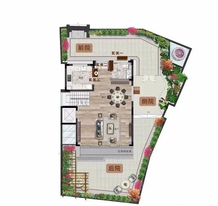 *付88万起，金侨岭南院！主推136-410㎡独栋院子、现楼出售