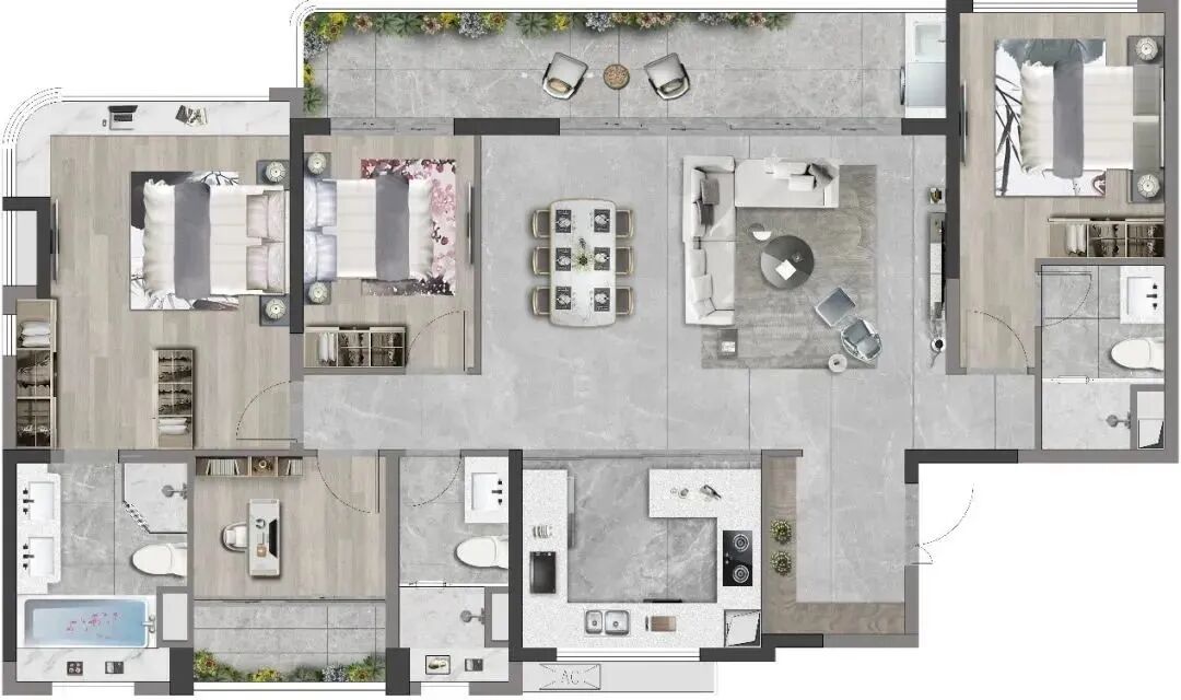 番禺奥园恒基学苑壹号，在售105-220㎡江景房！
