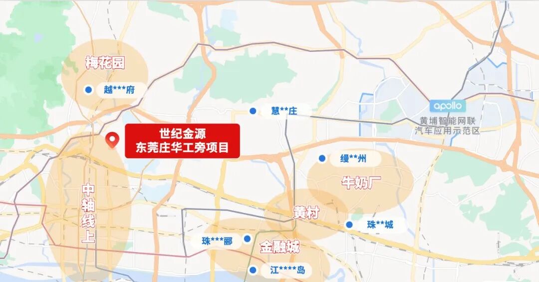 天河新盘即将入市！世纪金源-东莞庄华工旁项目 90-135㎡三*四房