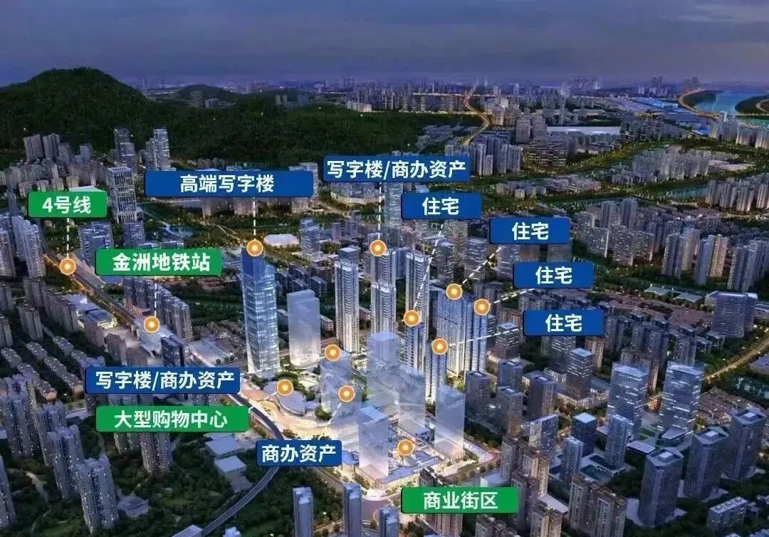 南沙越秀国际总部广场总价60万，临近4号线金洲地铁口！