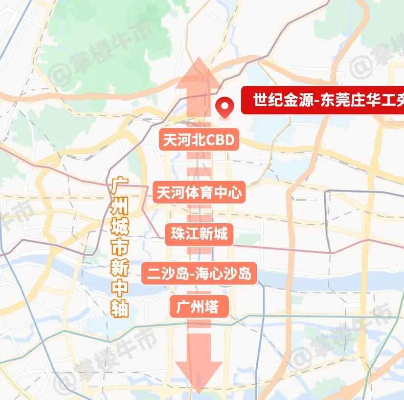 天河新盘即将入市！世纪金源-东莞庄华工旁项目 90-135㎡三*四房