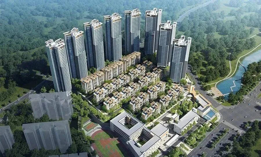 广州黄埔长岭居板块，一线山景房!