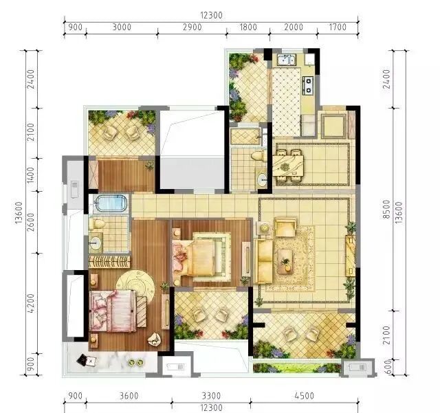 越秀 【世茂天樾】187-192m²，珠江新城瞰河大平层豪宅！