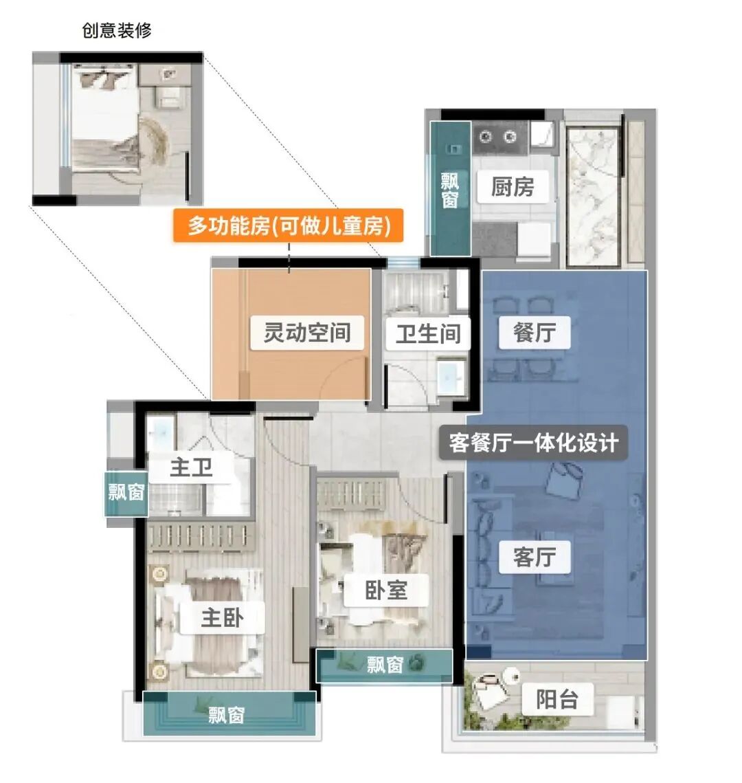 保利越秀·天启户型图