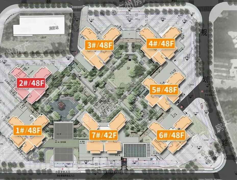 110平起步！万科花地湾二期，万汇天地瑧园共3个户型，内附图！