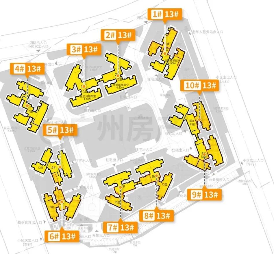 天河全新盘中建天河精诚壹号入市，全是小高层，*小78平！