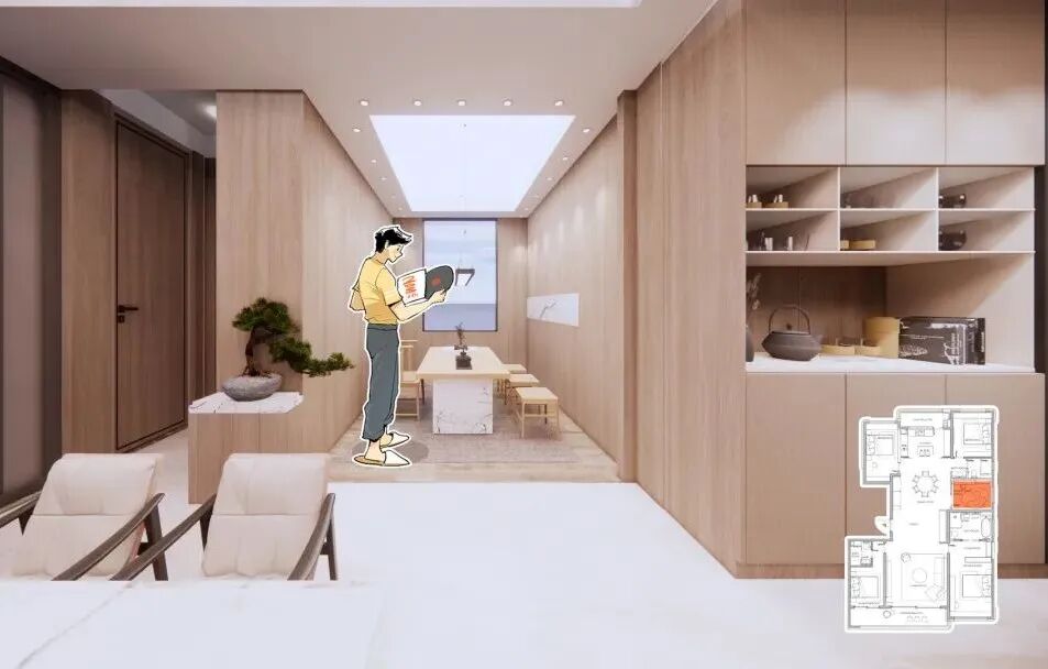 天河缦云广州大平层的样板间，今天就会正式开放