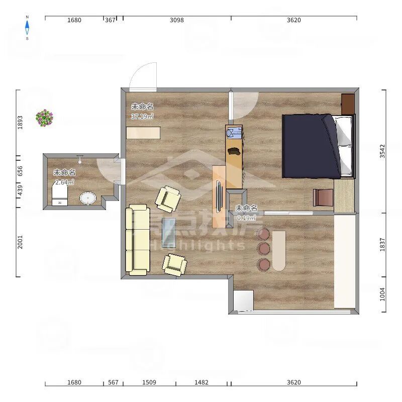 【二手笋盘】广州天河北金润大厦，户型方正价格偏低