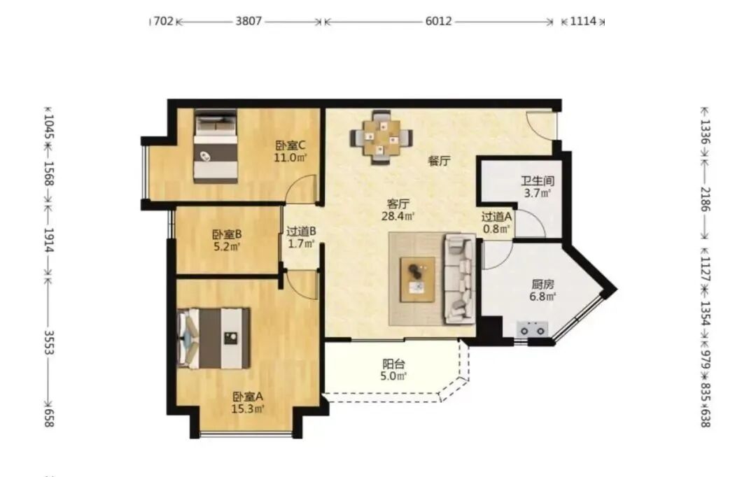 天河北二手房 | 伊顿18小区，98平，急售960万！