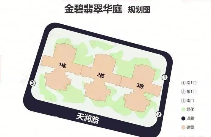 天河北总价1500万 | 金碧翡翠华庭，161平，满五年、学位不占用，诚心出售！