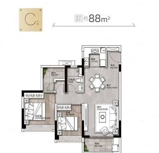 南沙美的华发天珀建面88-122㎡，值不值得买？