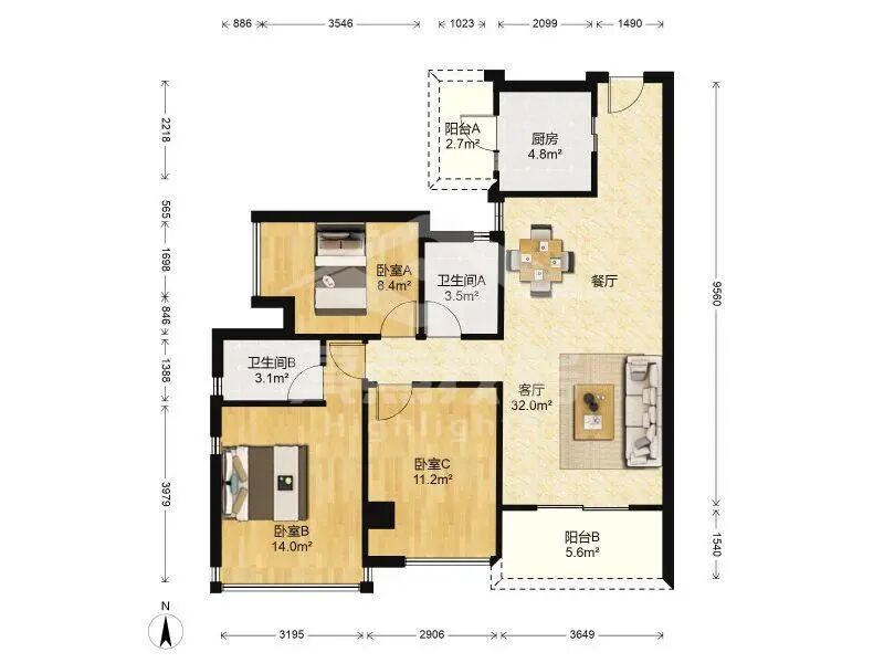 【二手笋盘】广州协和新世界，业主低于市场价出售