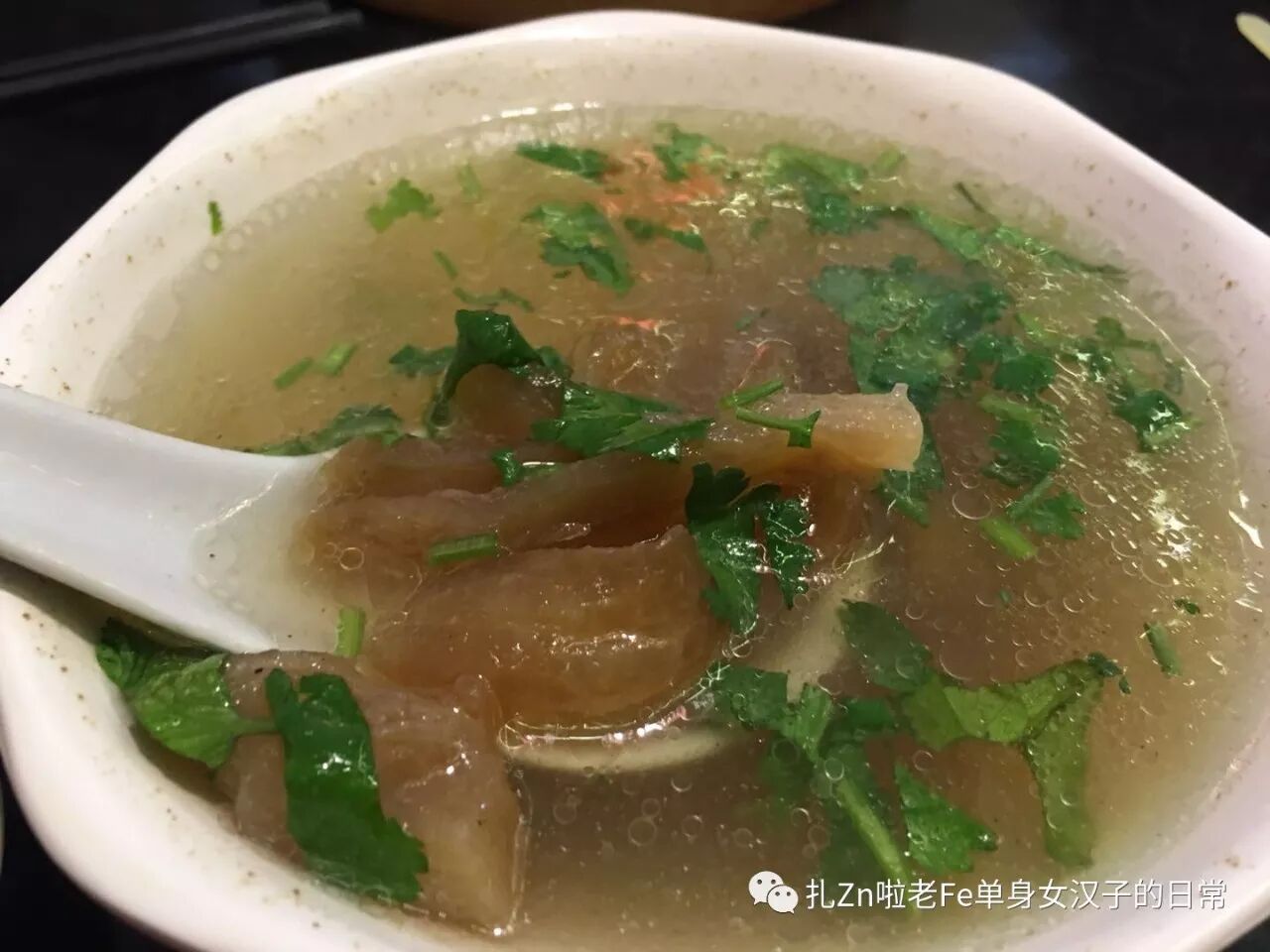 这个牛筋汤真是赞啊