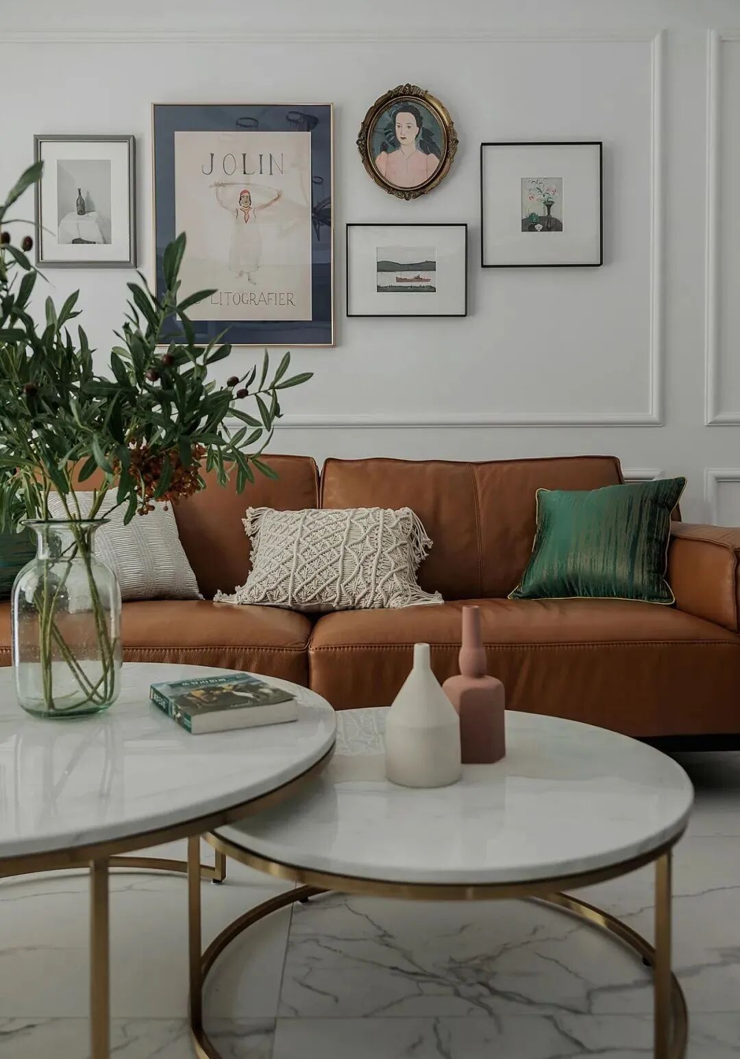 120平墨绿点金小轻奢，简美混搭三居室