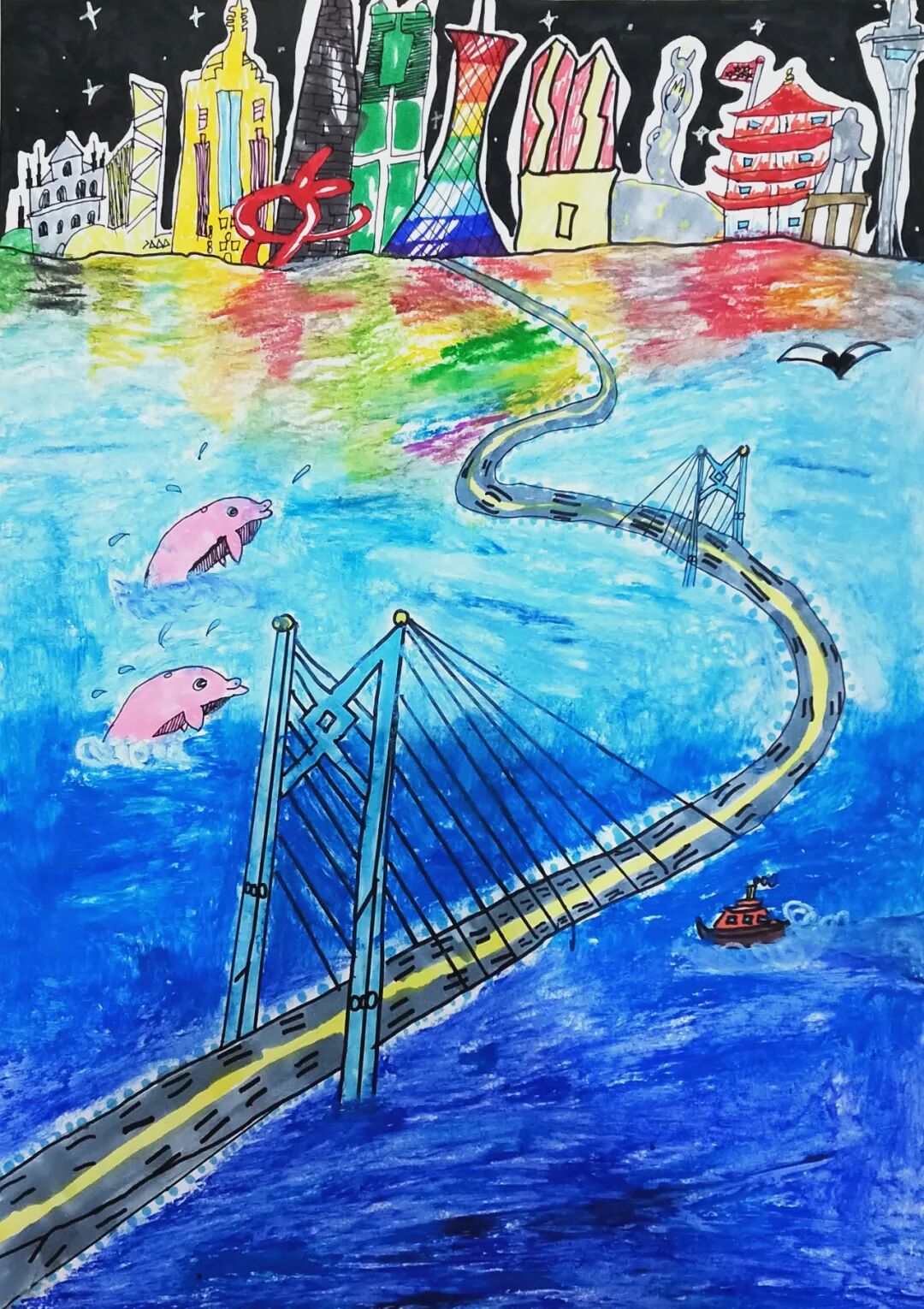 获奖名单 | "童心飞扬, 筑梦大湾区"庆祝澳门回归二十二周年少儿绘画