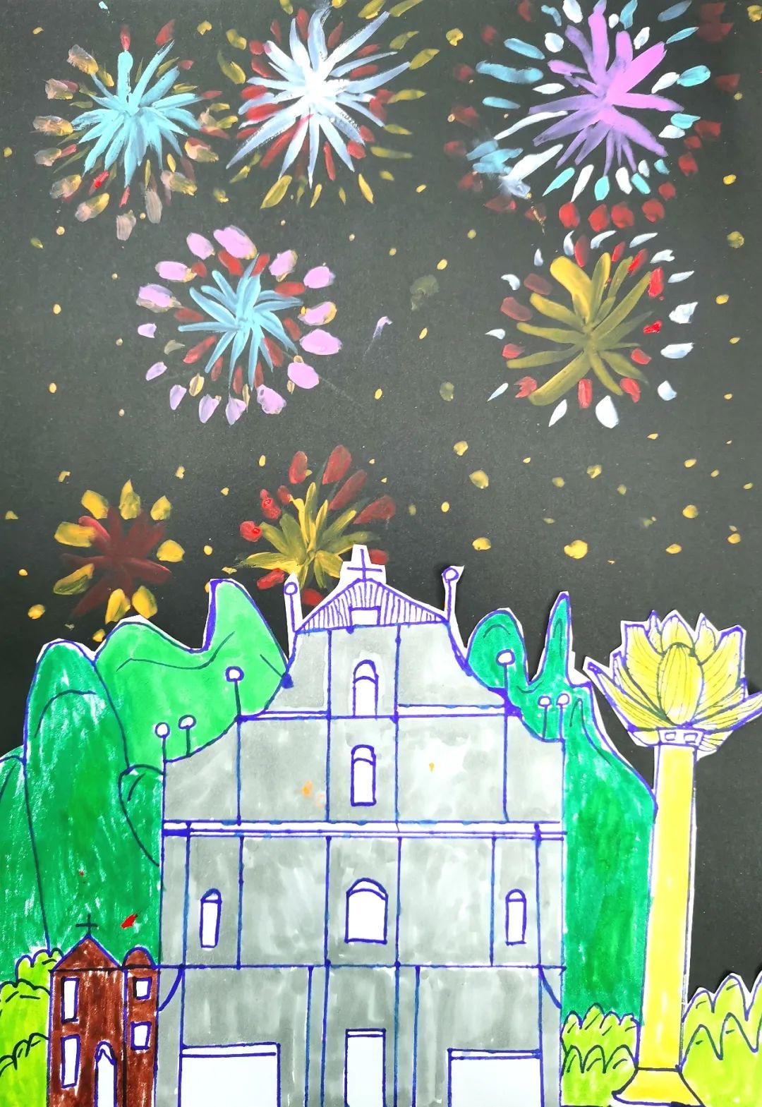 获奖名单 | "童心飞扬, 筑梦大湾区"庆祝澳门回归二十二周年少儿绘画