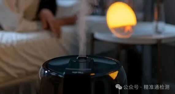 卧室里通宵运行的加湿器