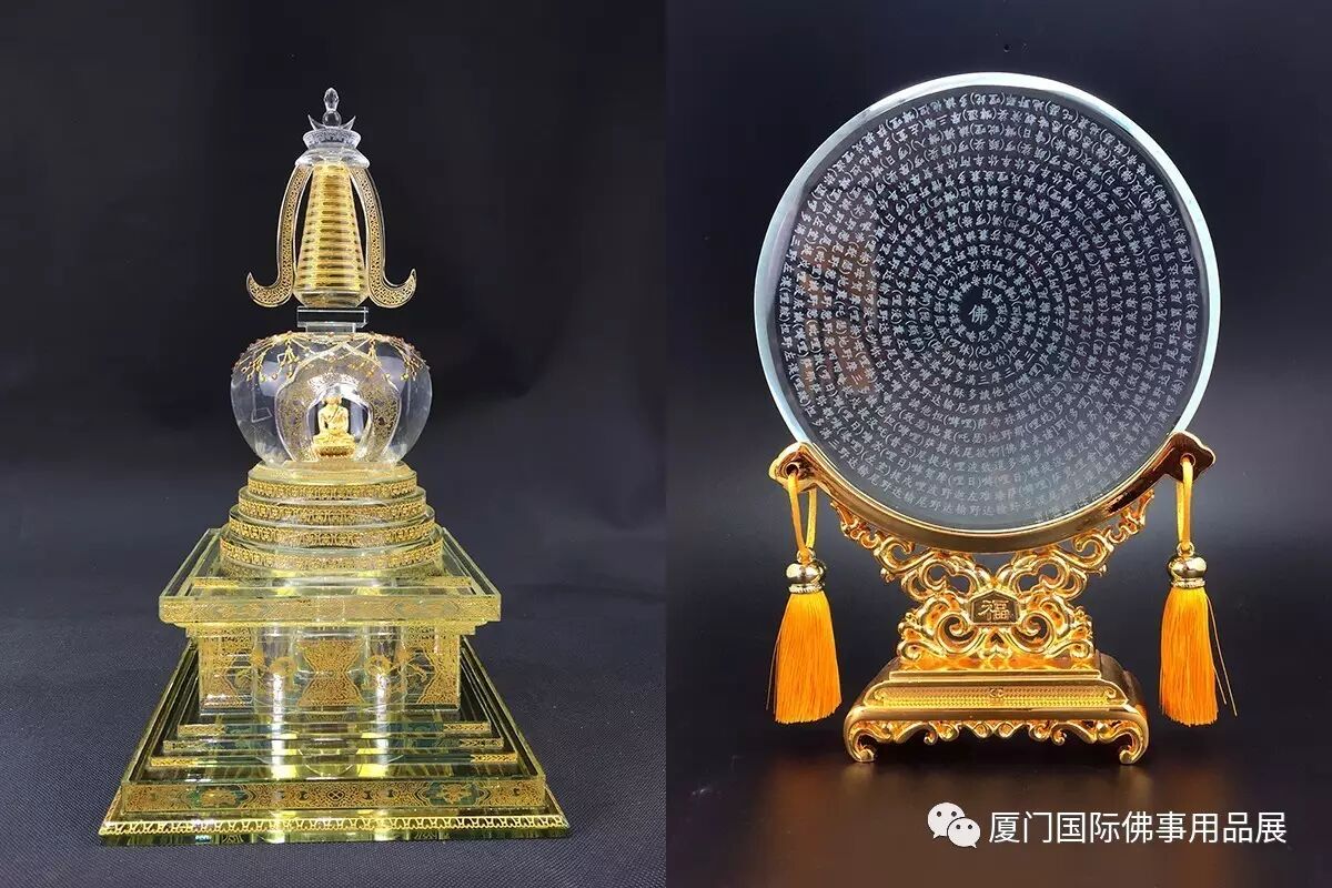 满目琳琅2017厦门国际佛事用品春季展中的佛像佛具