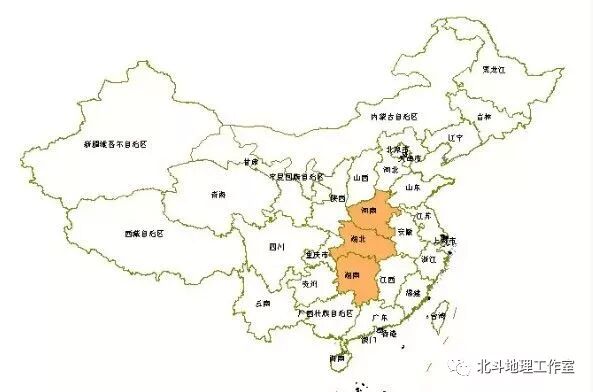 区域划分华东华北华南华东华中_华北华南华东华中是怎么划分的_华北华南华东华中划分地图