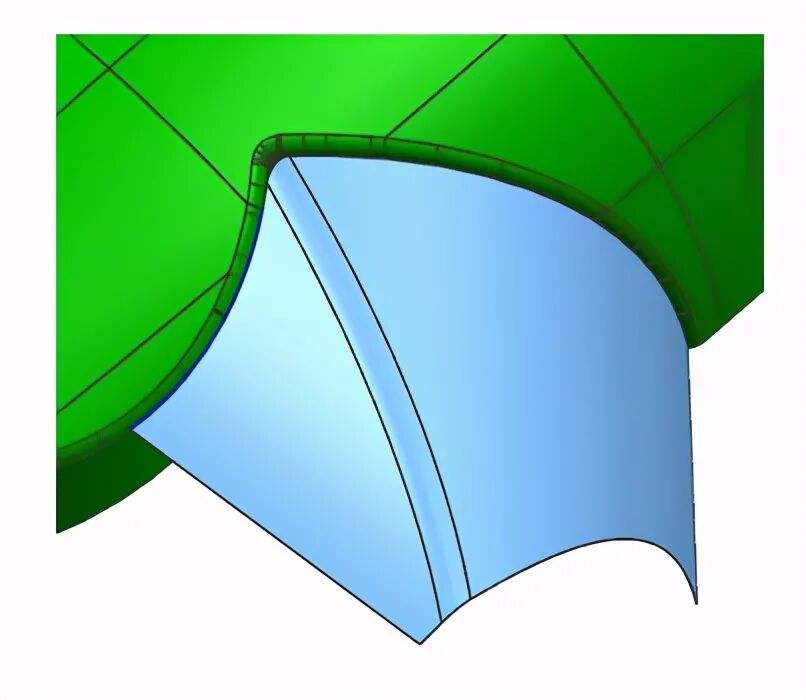 汽车模具转角分型面做法的图13