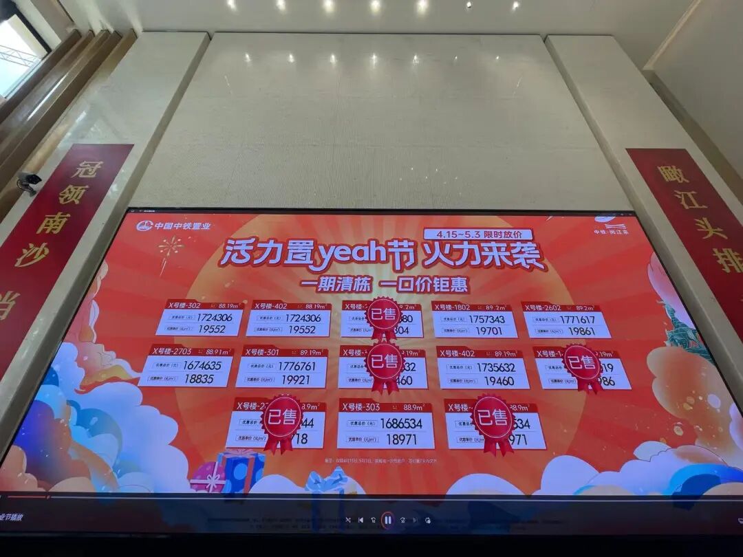 五一南沙在售楼盘销售情况分析！