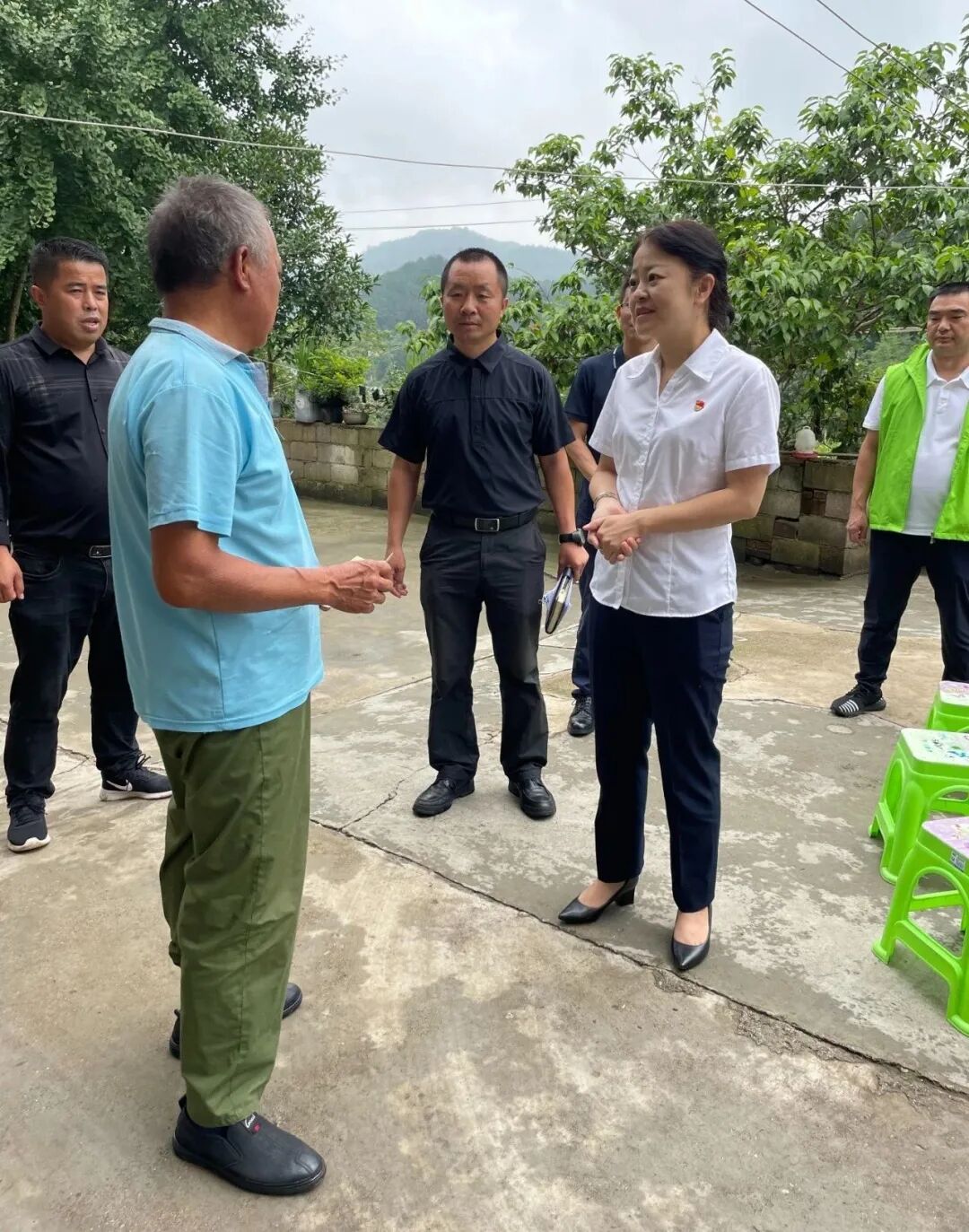花溪区委副书记刘承佳到久安乡开展党史学习教育