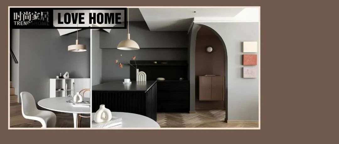 灰白木的清爽与温暖，在208m²里发挥的淋漓尽致