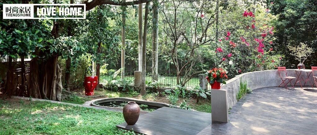 设计师将500㎡的家打造成博物馆，花园就占300㎡，太美！