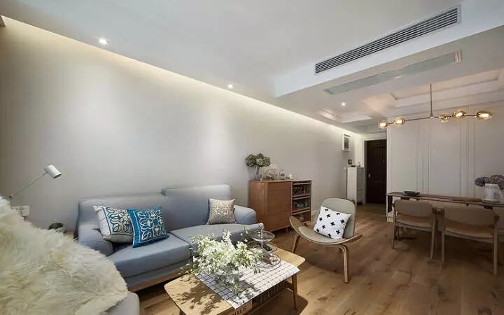 90㎡两居室北欧风装修