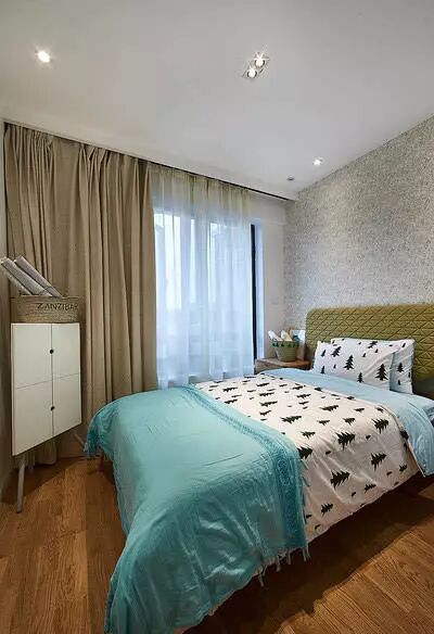 90㎡两居室北欧风装修