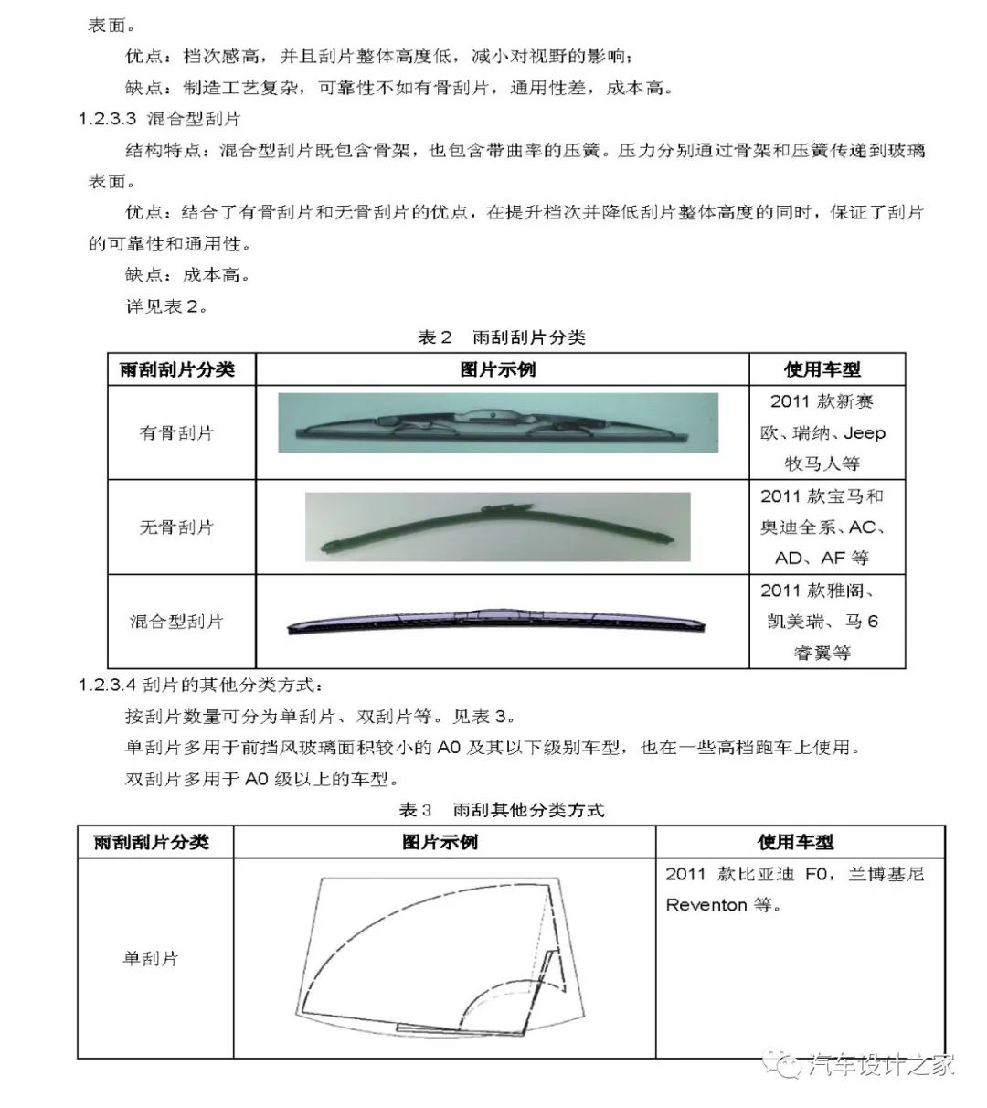 汽车前雨刮系统设计指南的图5