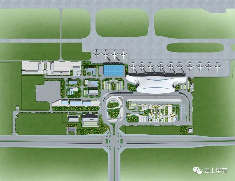 毕节飞雄机场扩建工程全速推进