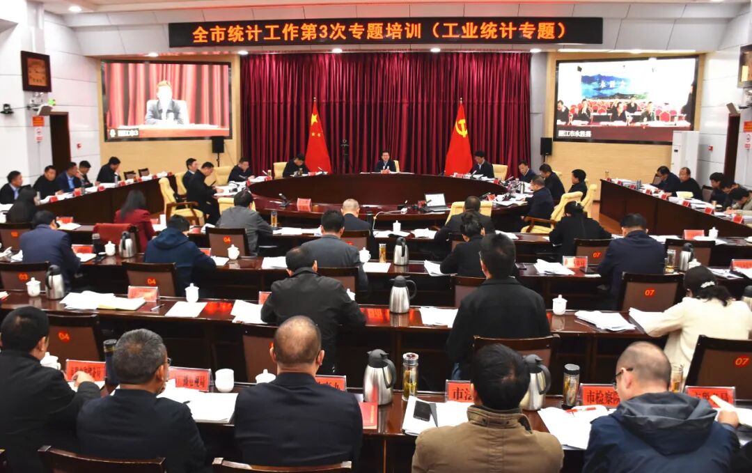 市政府组织开展第三期统计工作培训