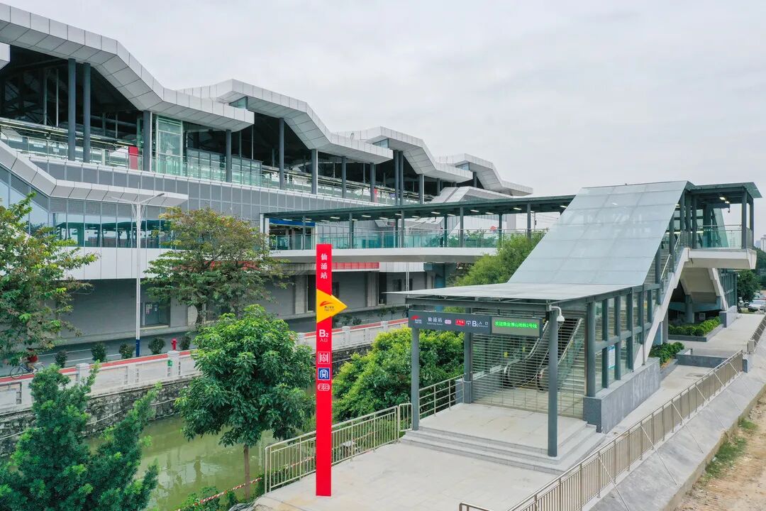 佛山地铁2号线一期17个站点出入口位置全曝光