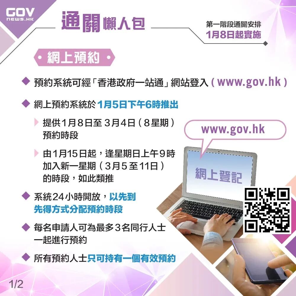 香港與內地1月8日實施首階段通關(图3) 图片