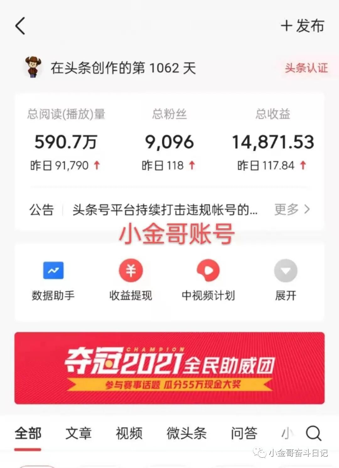 副业赚钱_微头条写作副业一天100--200，不用出镜简单操作_副业教程-逸佳笔记-专注于副业赚钱教程