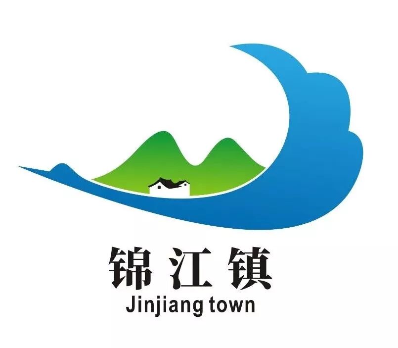 2设计说明:logo通过独特性,识别性,创意性艺术结合,造型融入了锦江镇