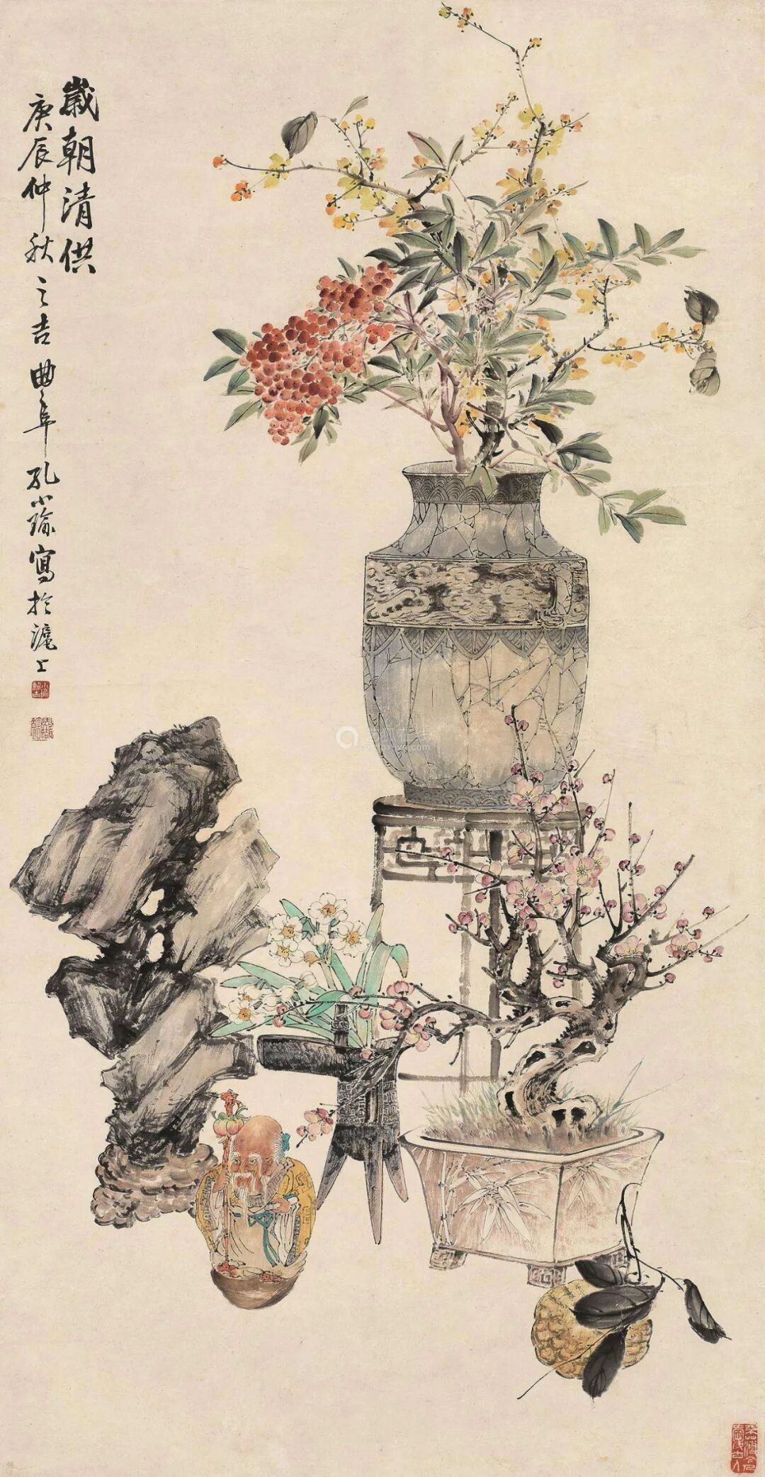 【采薇专栏】案头清供，插花中的“君子之心”