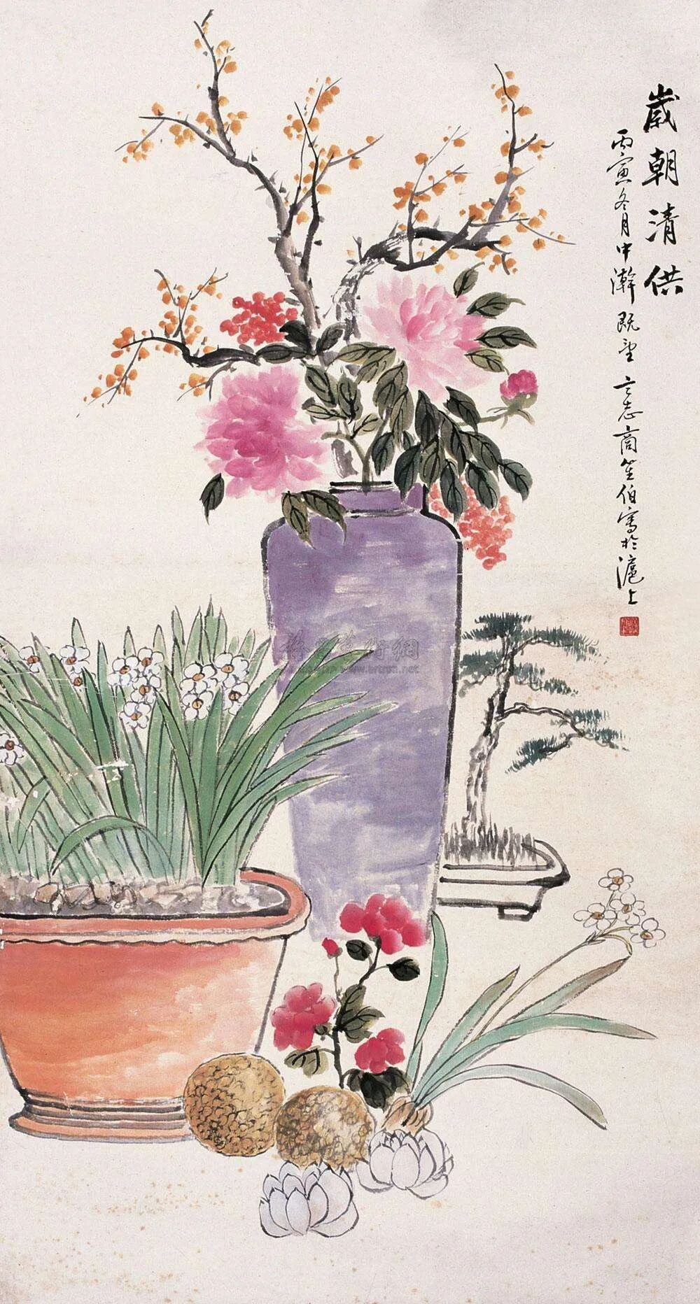 【采薇专栏】案头清供，插花中的“君子之心”