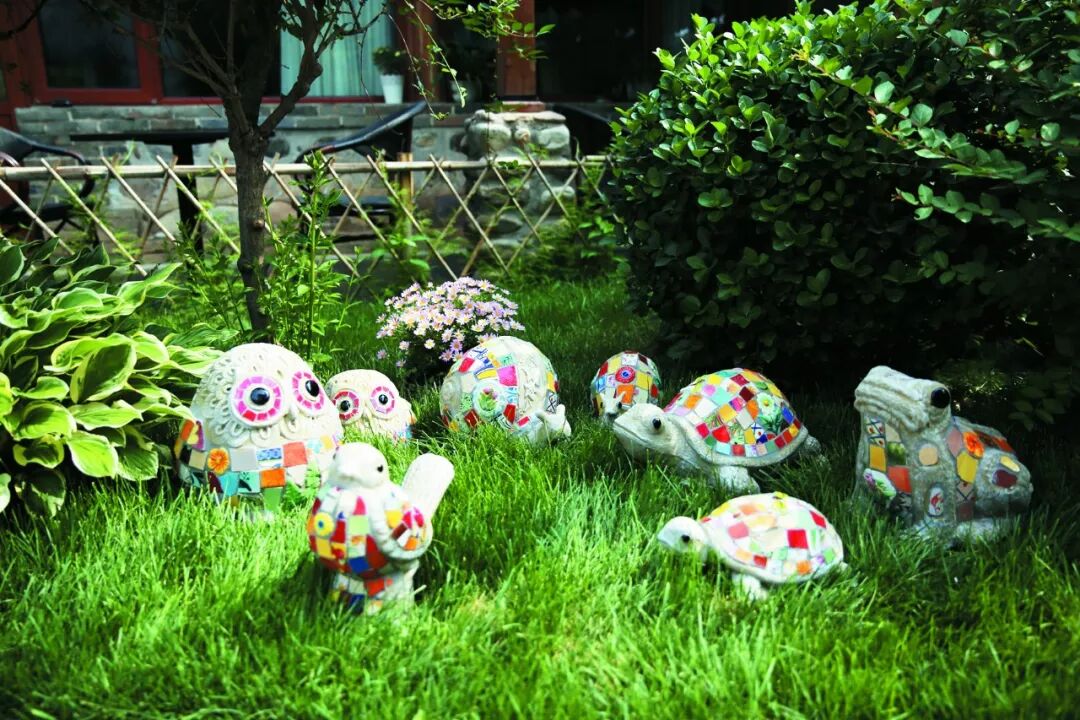 花園布置中的點睛之筆