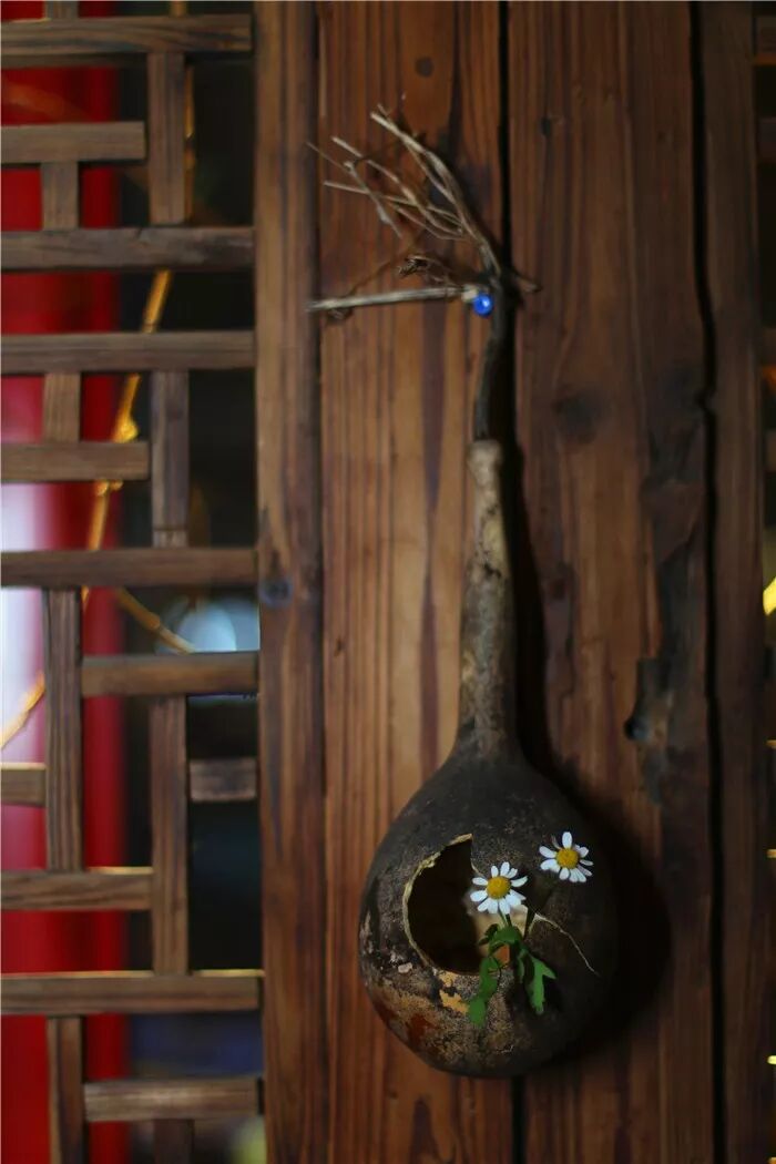 絲瓜、蟲巢、樹樁……你想不到的器皿插花，野趣盎然！