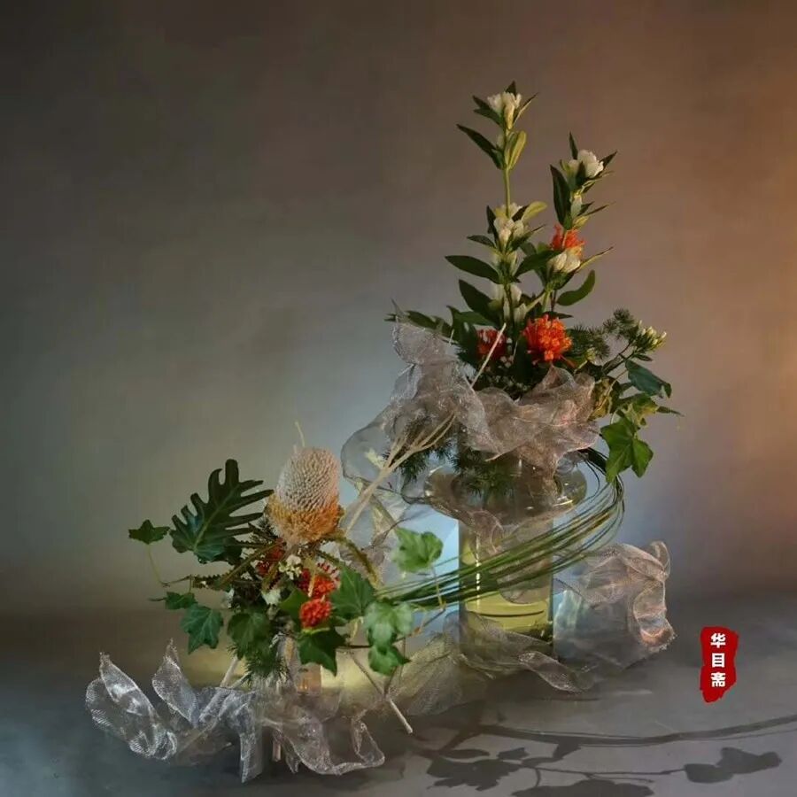 只记花开不记年—苏梅邨插花艺术欣赏